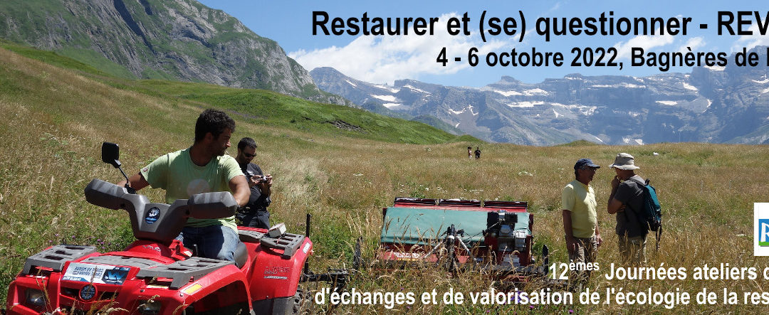 [Evènement] 4-6 octobre : 12ème édition des Journées-ateliers du Réseau REVER