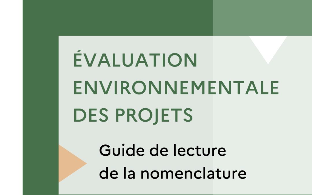 [GUIDE] Évaluation environnementale : guide de lecture de la nomenclature